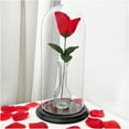 thumbnail image 2 of Plymor 5.5" x 13" Glass Display Dome Cloche (Black Wood Veneer Base), 2 of 2