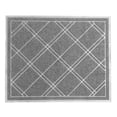 thumbnail image 1 of SlipToGrip Universal Plaid Door Mat - XL 42 x35 Inch Low-Profile Grey Entryway Rug with DuraLoop - Waterproof Indoor and Outdoor Welcome Mat for Front Door, Garage, Patio, Mudroom, 1 of 8