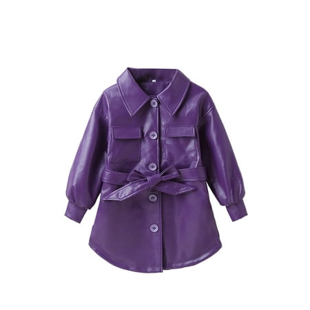 

Fanvereka Spring/ Autumn Tie-up Button-down Solid Color Long Sleeve Lapel Jacket with Pockets