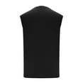 thumbnail image 5 of T-shirts for Men Plus Size under $5 Sleeveless V-Neck Pocket Casual Solid Color Cool Pullover Tops Solid Basic Tee Black L, 5 of 6