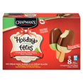 thumbnail image 1 of Chapman's Holiday Moments Gingerbread & Mint Ice Cream Bars in a Box, 8 x 55mL, 1 of 10