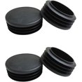thumbnail image 1 of HAHDAXIA 4 Pcs 38mm (1.5 Inch) Round Plastic Plug,Round Tubing Black Plastic Plug，Pipe Tubing End Cap for Round Tube Furniture Finishing Plug, 1 of 7