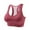 Hot Pink womens tops, variant on Dianli Sports Bras for Women Solid Loose Fit Casual Fashion Comfortable Women's Sports Underwear Yoga Wear Running Back Training Shock-proof Vest Breasted Bra Gift on Clearance