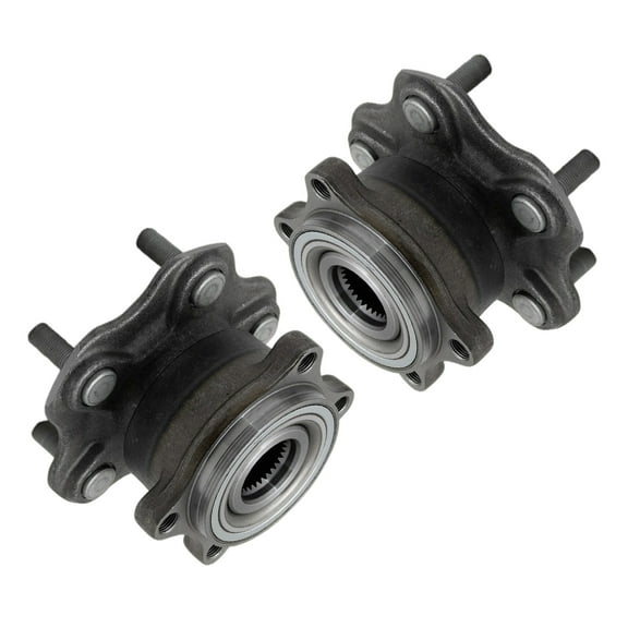 TRQ Rear Pre-Pressed Wheel Bearing & Hub Assembly Pair for Infiniti FX45 SUV BHA51481