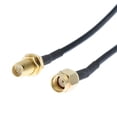 thumbnail image 1 of Cable de extensión RP-SMA con conector de antena 3x para enrutador WiFi 5M 3 piezas, 1 of 8