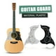 thumbnail image 5 of Btafrte 2 Uds. Guitarra Acústica Popular Protector Placa Antiarañazos Protector Púas, 5 of 9