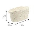 thumbnail image 3 of Panier de rangement en corde de coton, 3 of 8