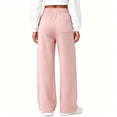 thumbnail image 6 of Njagoc3 Wide Leg Pants for Women Yoga Sweatpants Lounge High Waisted Drawstring Casual Loose Baggy Pants, 6 of 6