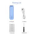 thumbnail image 3 of Hand-held Mini Folding Fan Rechargeable Flashlight Power Bank, 3 of 7