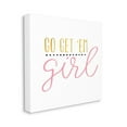 thumbnail image 3 of Stupell Industries Go Get Em Girl Motivational Graphic Art Gallery Wrapped Canvas Print Wall Art, Design by Alli Rogosich, 3 of 7