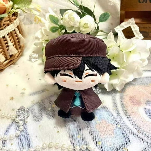 Anime BSD Dazai Osamu Plush Doll Nakahara Chuuya Nakajima Atsushi Edogawa Rampo Doll Mini Pendant Keychain Super Cute toy Gifts