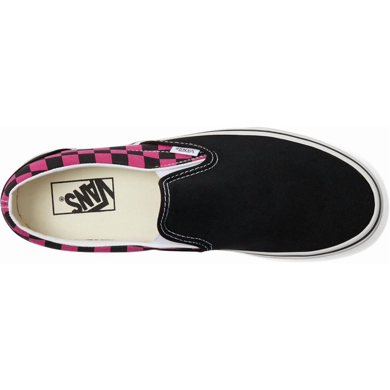 Vans Classic Slip-On Pop Check Raspberry Rose Black Pink Men’s 11.5 Women’s 13 VANS U CLASSIC SLIP-ON UNISEX SNEAKERS - PINK - Pop Check  main image 3