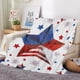 thumbnail image 1 of Fiudx Decoración Del Hogar Manta De Franela Estampada Para El Día De La Independencia, Manta Acondicionadora Para Sofá, Manta Para Siesta, Sábana De Ocio, Regalo De Vacaciones Ofertas Flash Del Día, 1 of 7