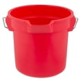 thumbnail image 3 of Cubeta Redonda Rubbermaid Commercial Brute, 3.5 Gal (14 Qt), Plástico Rojo Uso Rudo, 3 of 6