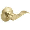 thumbnail image 3 of Bowery Hill Contemporary Reversible Brass Door Handle in Gold, 3 of 6