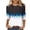 Multicolor A15, variant on Edvintorg Plus Size Clothes for Women Dressy Casual 3/4 Length Sleeve Tops Printed Summer Shirt 2026 Women's Clothing Multicolor XXL