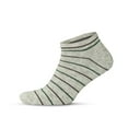thumbnail image 5 of GoWith Cotton Low-Cut Socks For Men | Striped Ecru Thin Linen Socks | 4 Pairs | Model: 3149, 5 of 11