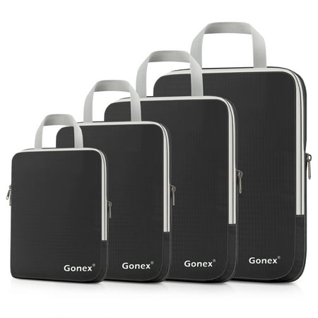 Gonex Compression Packing Cubes Set, Expandable Packing Organizers