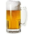 thumbnail image 1 of One Liter German Style Extra Large Glass Beer Stein Super Mug, 34 Ounce, 1 of 6
