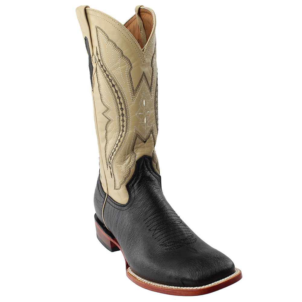 Men's Smooth Quill Ostrich Exotic Boot Square Toe - 1029309 - image 2 of 7