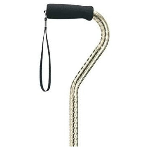 Scallop Offset Walking Cane