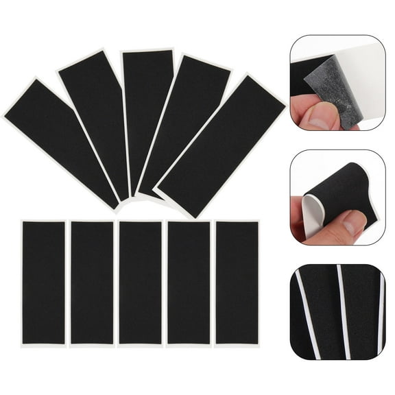 UPOUART 10Pcs Nonslip Grip Tapes Foams for Finger Skateboard Shock Absorption