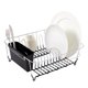thumbnail image 1 of Set de tendederos para secar platos Sweet Home Collection, color negro (paquete de 12), 1 of 1