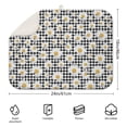 thumbnail image 2 of 2 Pcs Daisy Flower Dish Drying Mat - 18 X 24 Inch Absorbent Microfiber Kitchen Counter Mat – Quick-Dry Dish Rack Alternative, Dish Drying Pad for Dishes, Cups, Utensils, Pots & Pans, 2 of 3