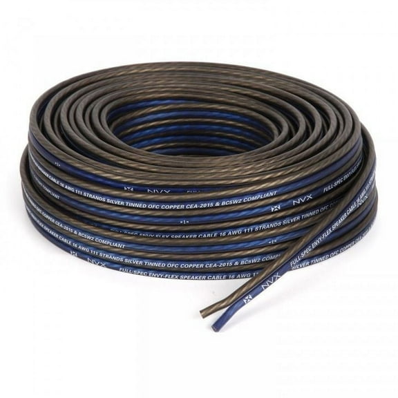 NVX XWS1650 50 ft. of True Spec 16 Gauge EnvyFlex Speaker Cable/Wire (100% Oxygen-Free Copper)