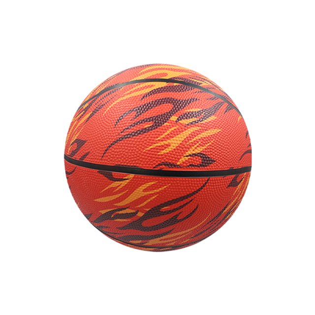 Transemion Élastique Unisexe 7 Basketball Pression Intérieure Équilibrée Sans Fuite PU Entraînement Match Rouge - Taille 5 1Ensemble