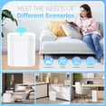 thumbnail image 7 of 5 Gallon White Automatic Motion Sensor Touchless Garbage Can, 7 of 7