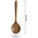 thumbnail image 2 of Zhuge Utensilios de cocina de teca, colador, cucharón, espumadera, utensilios de cocina, pala para sumergir arroz grande de madera con mango largo (11 x 3,15 pulgadas), 2 of 5
