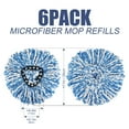 thumbnail image 3 of Microfiber Spin Mop Refills, Mop Replacement Head Compatible for Ocedar EasyWring RinseClean Spin Mop Refill 2 Tank System Only New Version Replacement, 3 of 7