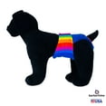 thumbnail image 4 of Barkertime Rainbow Stripes on Royal Blue Dog Diaper, 4 of 6