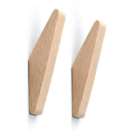 

Rarida 2pcs wooden hooks for clothes