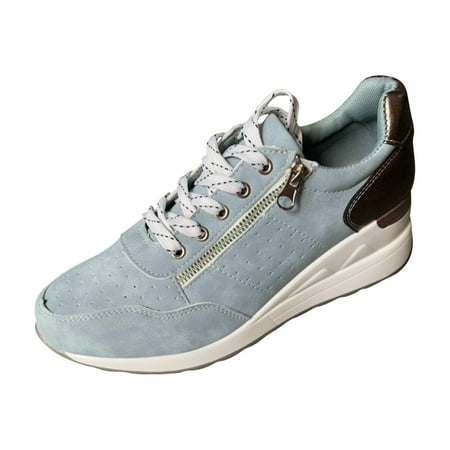 

KBKYBUYZ Fashion Casual Thick-soled Increased Sports Casual Sneakers Women’s Orthopedic Comfy Shoes Women s Shoes Summer Clearance