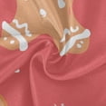 thumbnail image 2 of Round Outdoor Tablecloth 60 Inch Dining Table Cover with Lace Trim & Umbrella Hole for Outside Party Camping Smiling Gingerbread People, 2 of 8