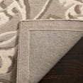 thumbnail image 4 of SAFAVIEH Martha Stewart Avalon Vine Floral Wool Area Rug, Soft Grey, 5' x 8', 4 of 6