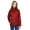 CLASSIC RED, variant on CORE365 78205 Women's 3-in-1 Jacket with Fleece Liner-Black-XS