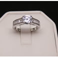 thumbnail image 6 of Shauna Engagement Ring Sterling Silver Cubic Zirconia Womens Ginger Lyne Collection Size 10, 6 of 6