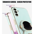 thumbnail image 4 of Compatible with Samsung Galaxy A14 5G Case Silicone TPU Plating, Samsung A14 5G Case Cute Astronaut Pattern Galaxy A14 5G Phone Case with Stand for Women Girls (Green), 4 of 7