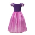 thumbnail image 2 of HAWEE Robe pour Filles à Manches Bouffantes, Costume de Princesse Raiponce, Cosplay de Fête d'Anniversaire, Robe Violette Sofia, 2 of 4
