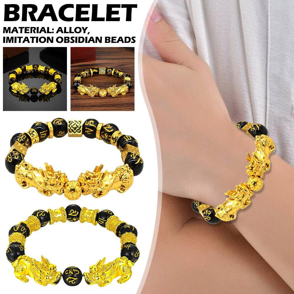 Men's Fortune Gold Six Characters Mantra Fashion Domineering ot h