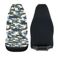 thumbnail image 6 of XYZCANDO Washable Car Seat Covers Sedan SUV Auto, Soft Durable Car Front Seat Covers 2 pcs Polyester Fabric Fish Camouflage Print, 6 of 10