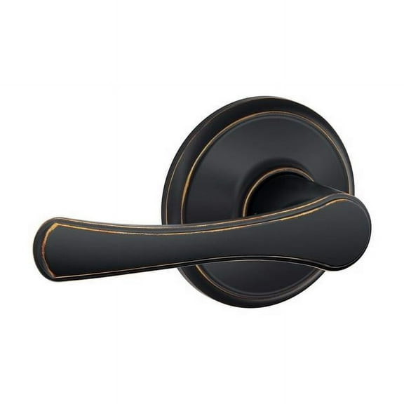 Schlage F10VVLA716 Avila Passage Lever, Aged Bronze