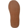 thumbnail image 7 of Mens Genuine Sheepskin Easy Slip On Twin Gusset Winter Slipper Boot - Chestnut - US 12, 7 of 7