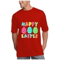 thumbnail image 3 of Summer Savings!YANHAIGONG Funny Eggs Happy Easter Shirts for Women,Easter Shirts for Women with Eggs Graphics,Casual Loose Plus Size Short Sleeves Round Neck T Shirts Easter Egg Holiday Shirt Tops, 3 of 7