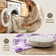 thumbnail image 5 of ODIKA 8'x10' Washable Area Rug Dye Tie Boho Cosmic Swirl Purple Gothic Ombre Galaxy for King Size Bedroom Under Bed, Master Suite, Non-Shedding, Easy Care, 5 of 7