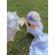 thumbnail image 4 of Sombrero para sol COSDREAMER, estilo victoriano, fiesta de té para niñas y mujeres, paja, 4 of 7