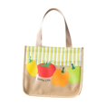 thumbnail image 2 of Vegetable Print Polyester Insulated Lunch Bag Reusable Thermal Cooler Tote For Work And Picnic, 2 of 6